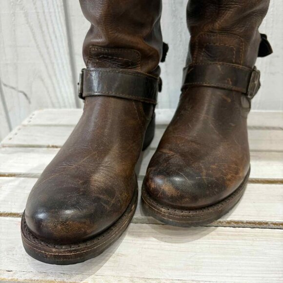 Frye Veronica Slouch Knee High Boots - Size 7 - Picture 8 of 11